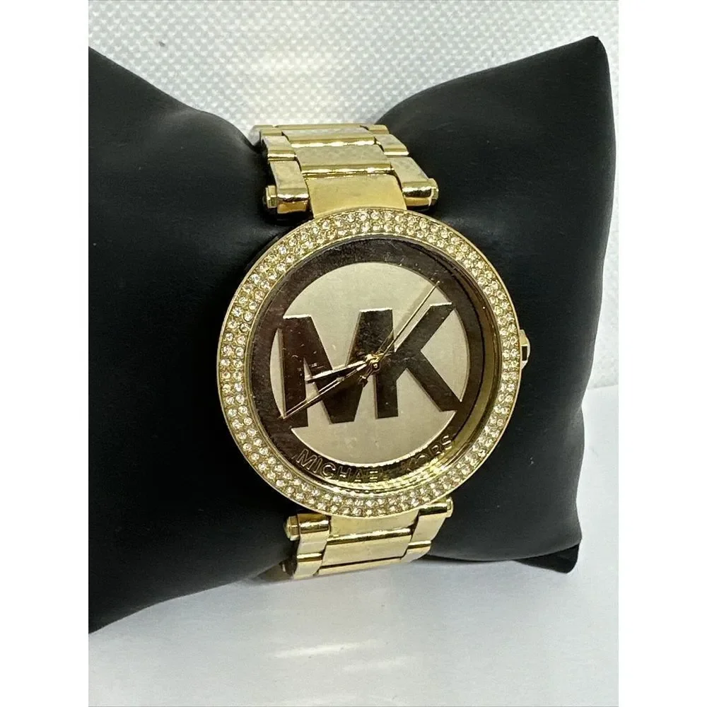 Michael Kors Parker MK5784 Women's Gold Stainless Steel Analog Dial Watch NUL15